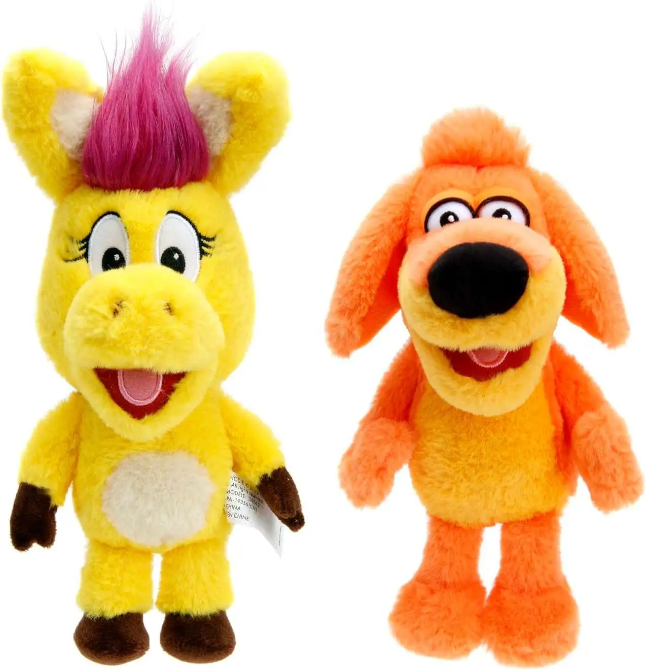 Donkey Hodie & Bob Dog 8-Inch Plush with Sound 2-Pack