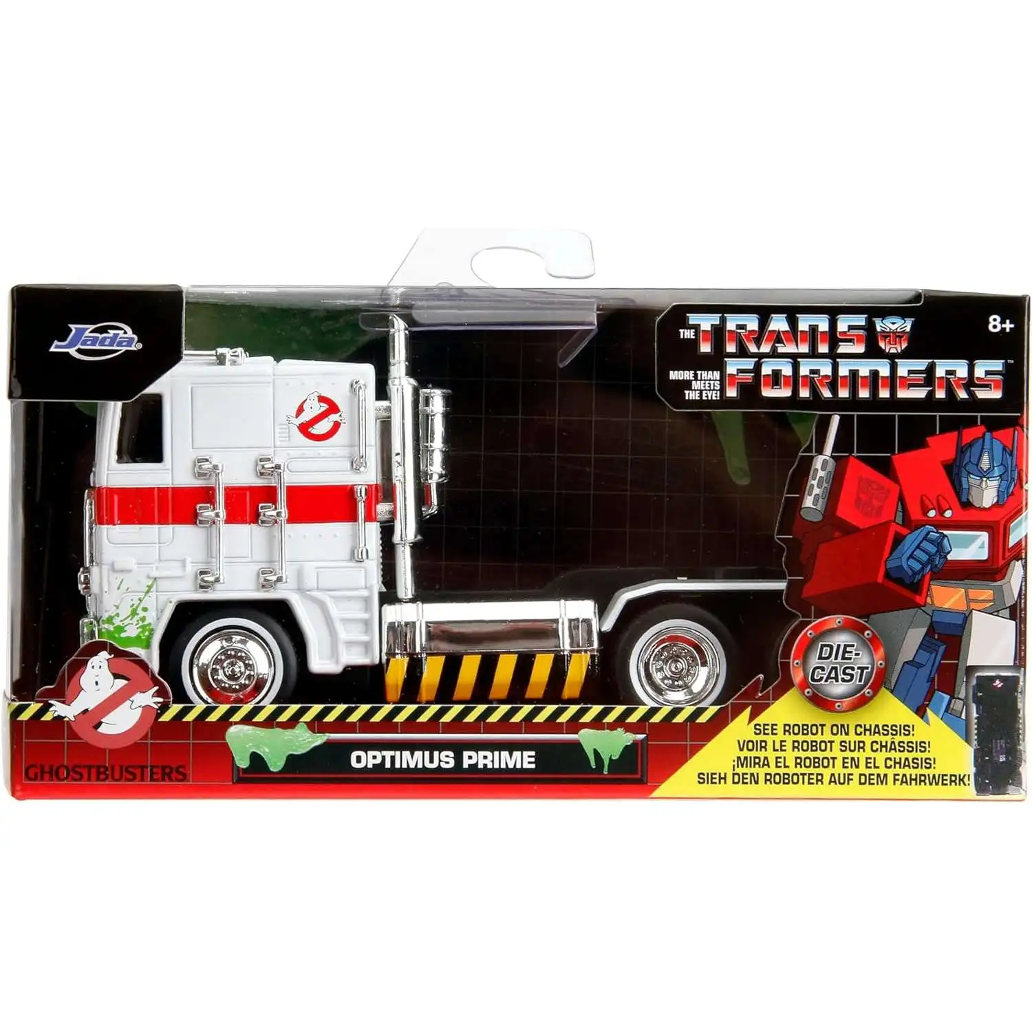 Ghostbusters X Transformers Optimus Prime Diecast Vehicle