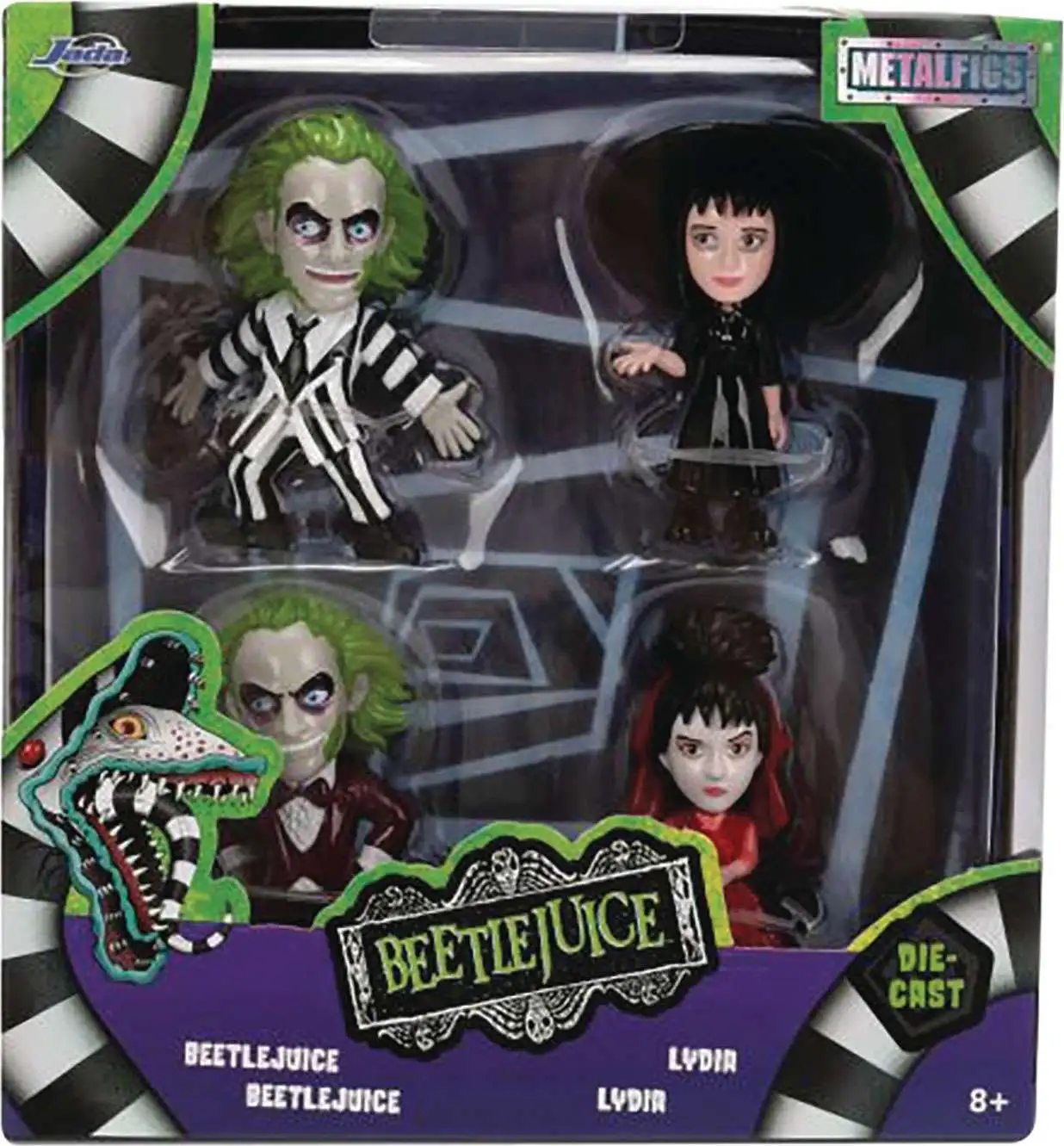 Beetlejuice 2.5-Inch Diecast Figure 4-Pack (Pre-Order ships January)