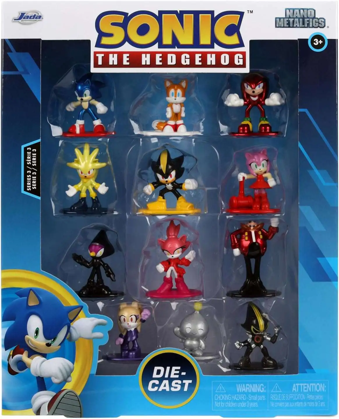 Sonic The Hedgehog Metalfigs Series 3 Sonic 2.5 Diecast Figure 12