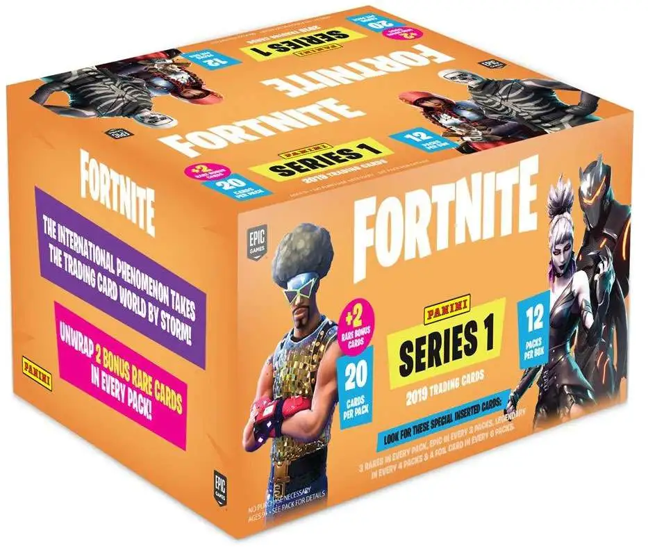 Fortnite Panini Series 1 Trading Card FAT Pack Box [12 Packs]