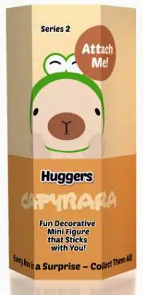 Huggers Series 2 Capybara Mystery Pack [1 RANDOM Phone Hugging Figure]