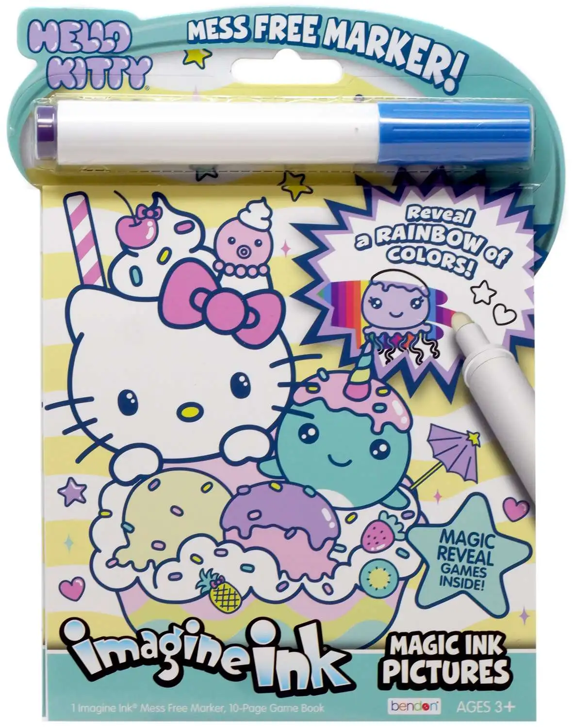 Sanrio Hello Kitty Friends Imagine Ink Magic Ink Pictures Activity Book ...