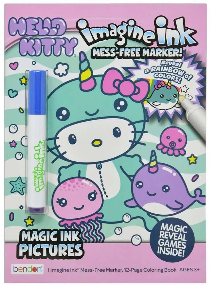 Sanrio Hello Kitty & Friends Imagine Ink Magic Ink Pictures Activity Book [10.5" x 7.5"]