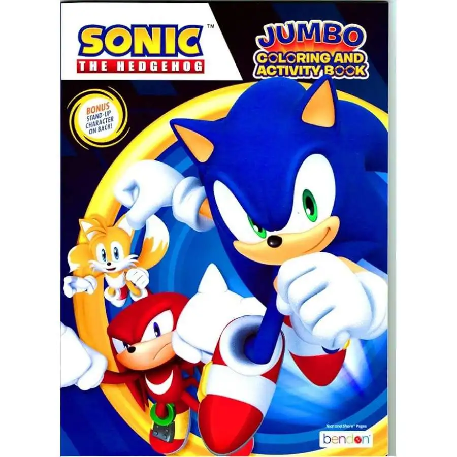 Sonic The Hedgehog Jumbo Coloring & Activity Book