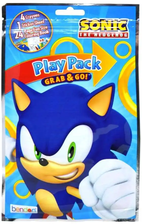 Sonic The Hedgehog Grab & Go! Play Pack