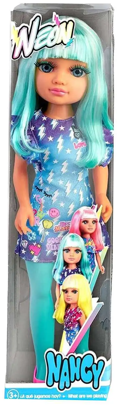 Neon Nancy 17-Inch Doll [Blue Hair]