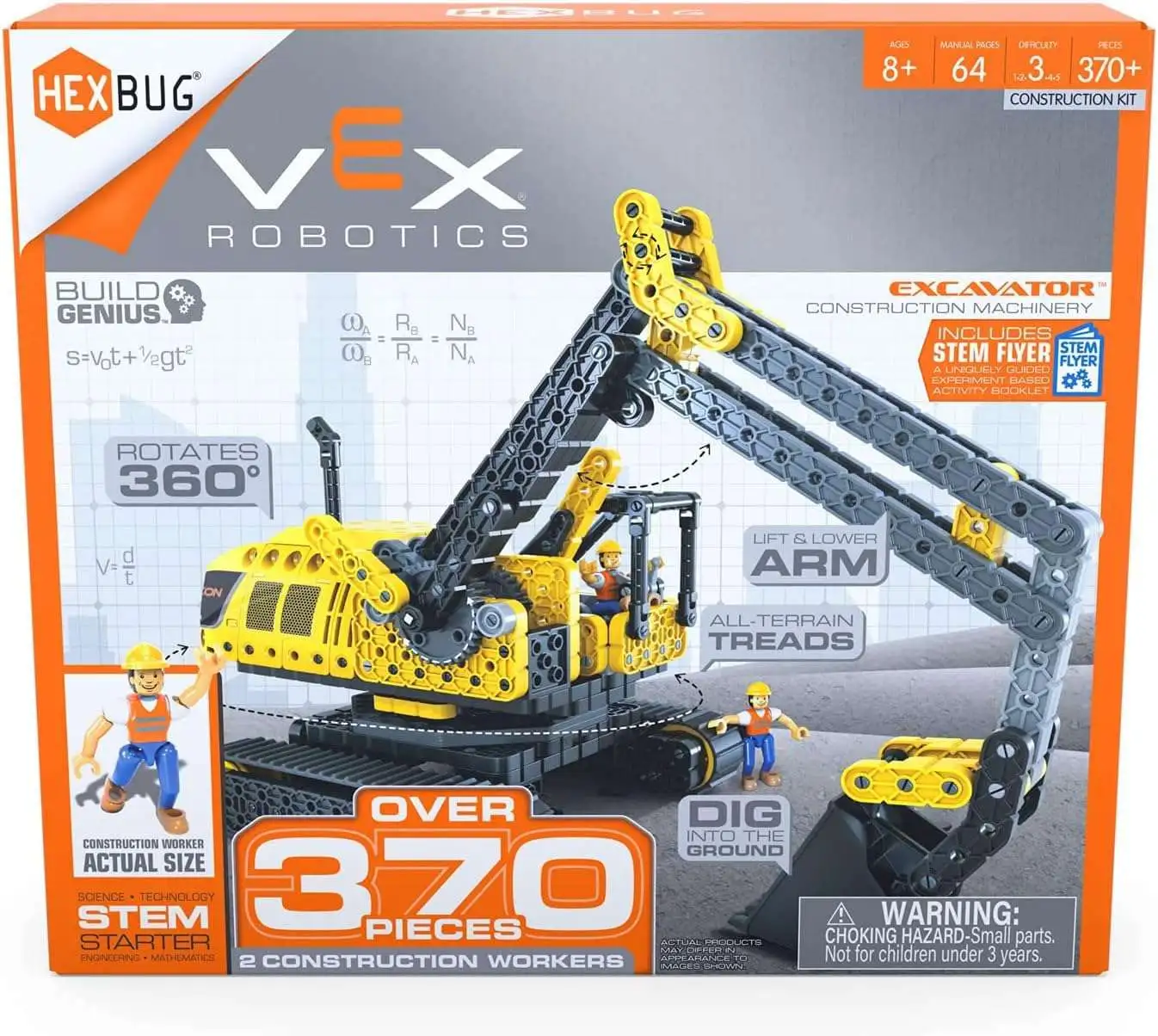 Hexbug Vex Robotics Excavator Construction Playset