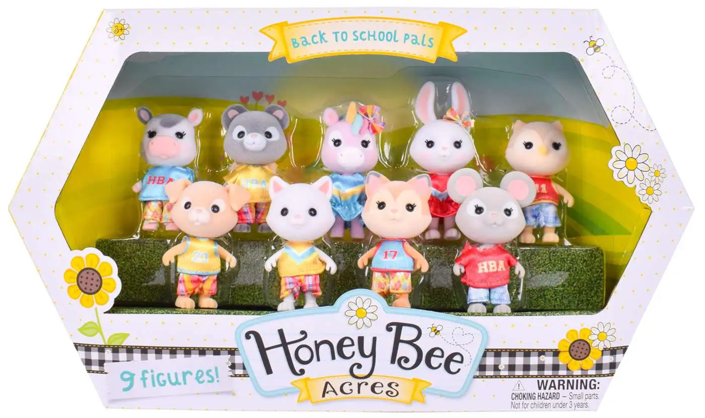 Honey Bee Acres Back to School Pals Figure Set