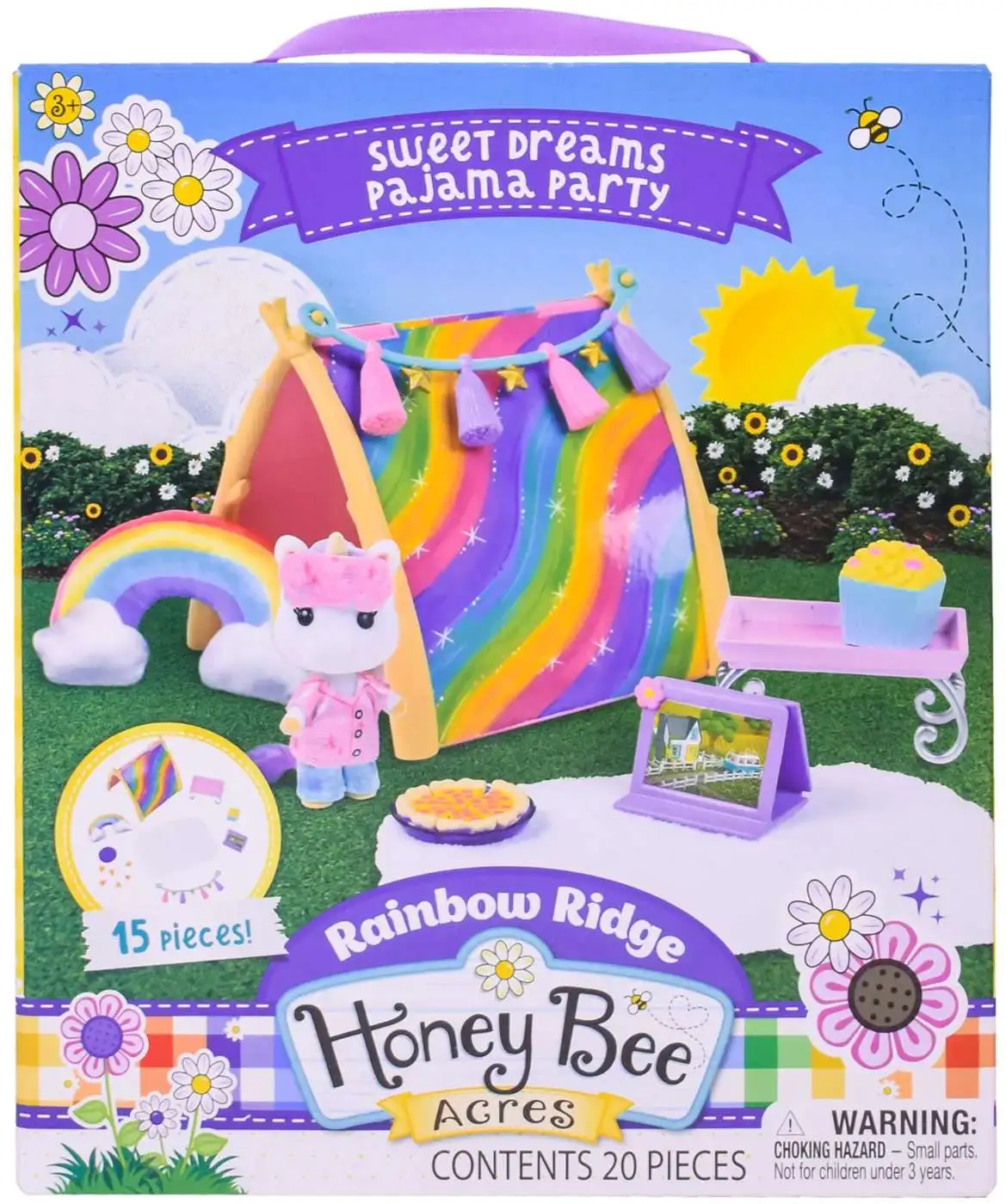 Honey Bee Acres Sweet Dreams Pajama Party Mini Figure Play Set