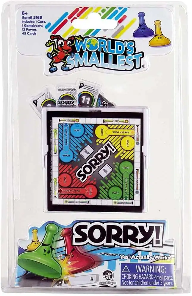 World's Smallest Sorry! Game