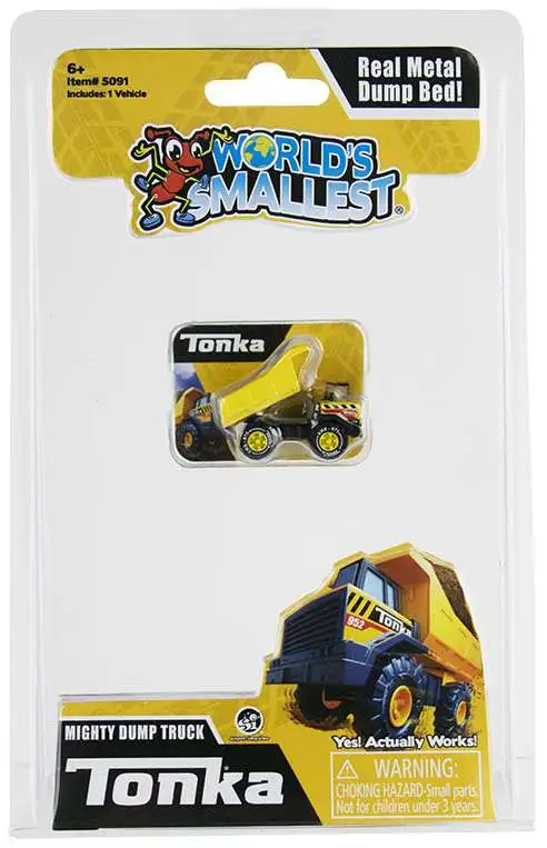 World's Smallest Tonka Mighty Dump Truck Diecast Vehicle