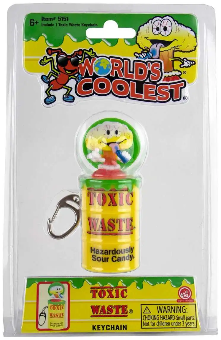 Toxic Waste - Yellow Sour Candy Drum - 12 pcs