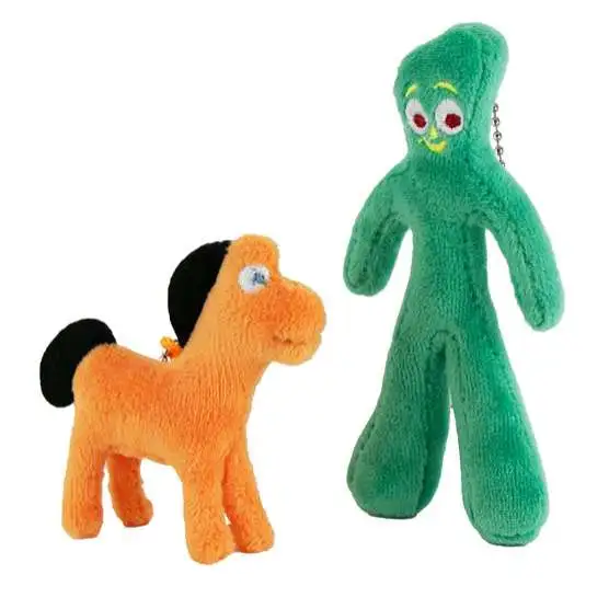 Worlds Smallest Gumby Gumby 4 Plush Super Impulse - ToyWiz