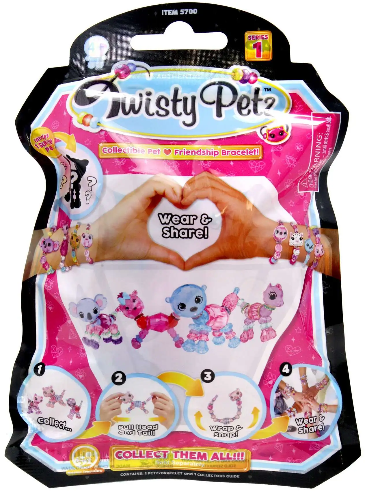 Twisty Petz Collectible Pet Friendship Bracelet Mystery Pack [1 RANDOM Character]