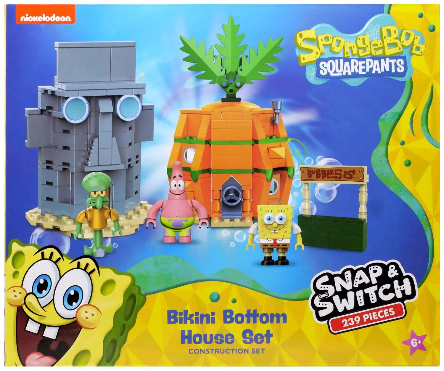 Spongebob Squarepants Snap Switch Bikini Bottom House Construction 