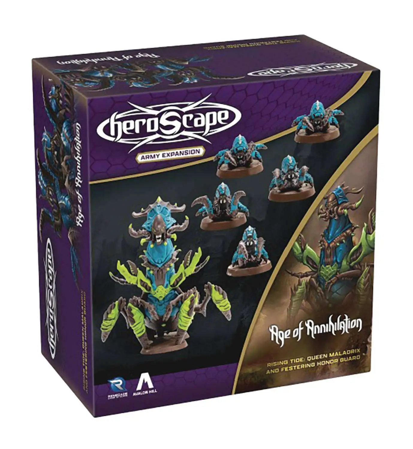Heroscape Rising Tide Queen Maladrix the Conqueror Festering