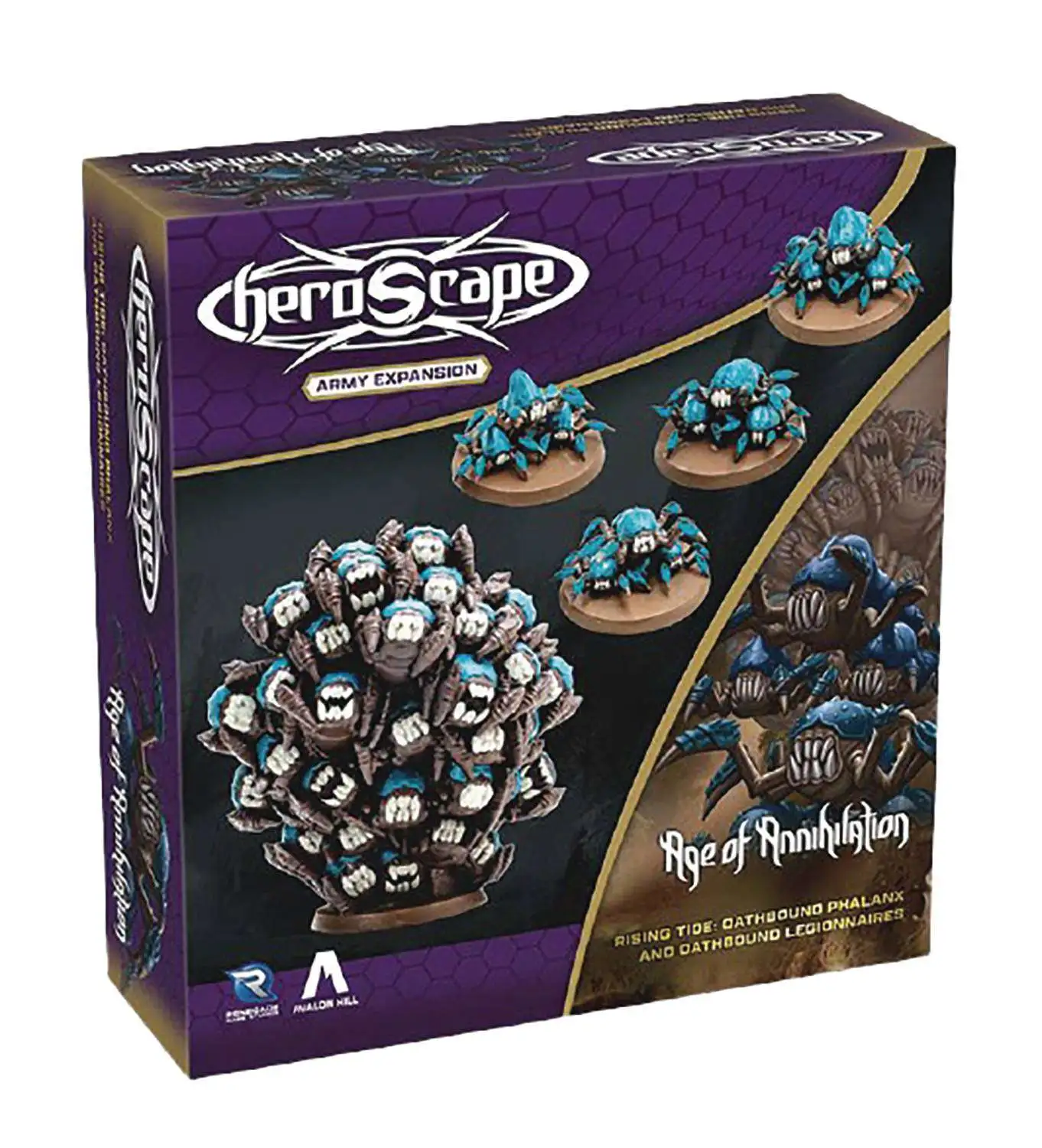 Heroscape Rising Tide Oathbound Phalanx & Oathbound Legionnaires Army Expansion
