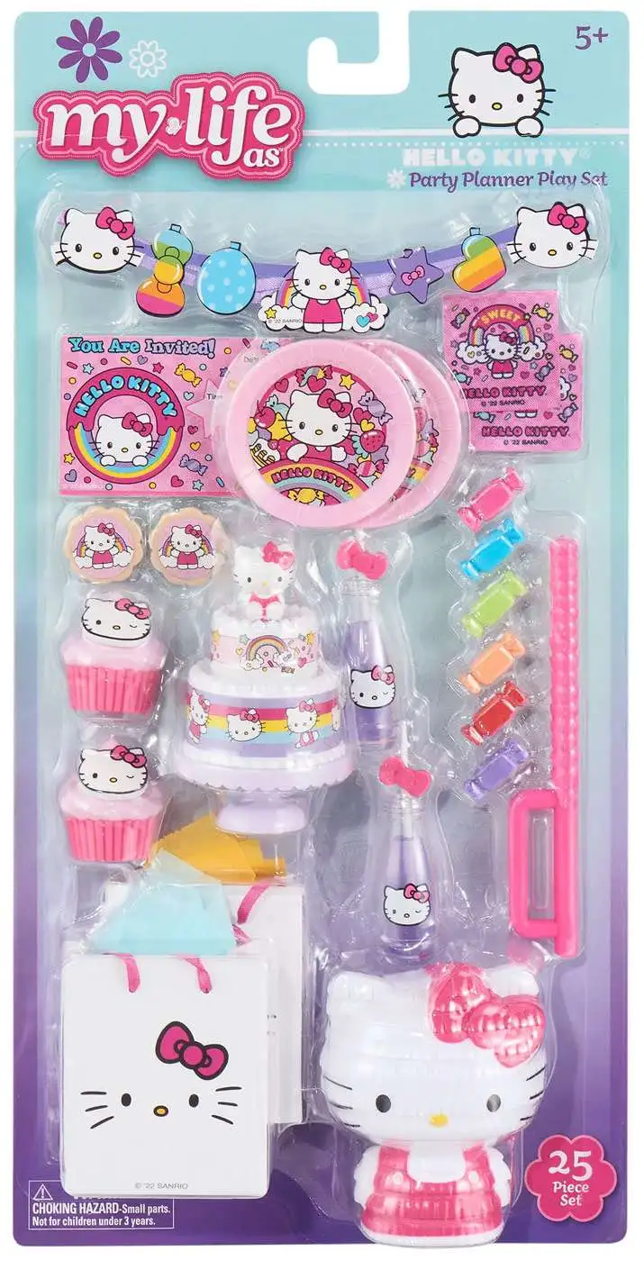 Hello Kitty My Life As Party Planner Exclusive Play Set Fits 18