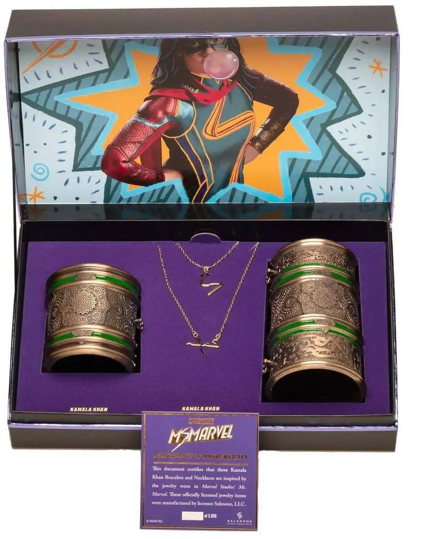 Ms Marvel Jewelry Exclusive Collector's Box Set