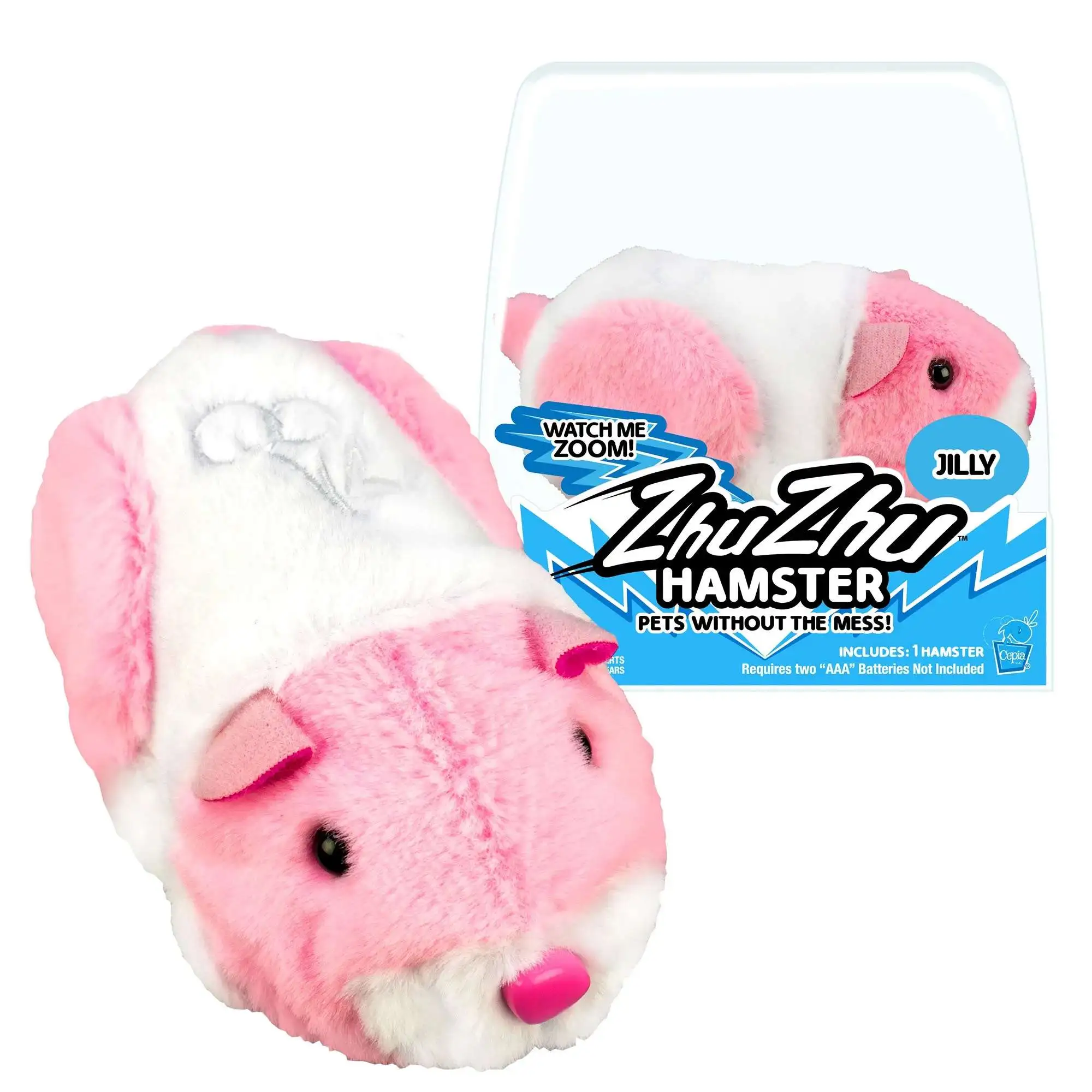 Zhu Zhu Pets Hamster Jilly Interactive Toy [2025]