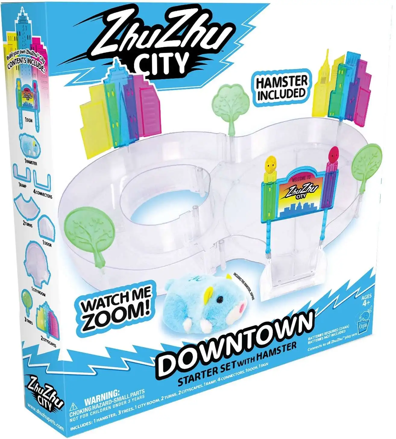Zhu Zhu City Downtown Starter Set Playset [Includes Sophie the Hamster]