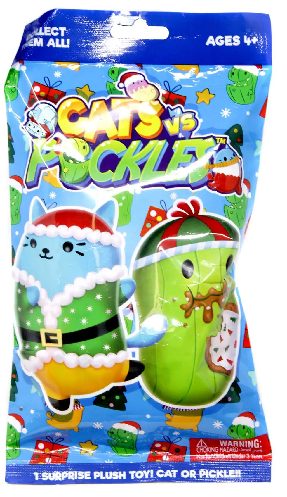 Cats Vs. Pickles Surprise Plush Holiday Mystery Pack