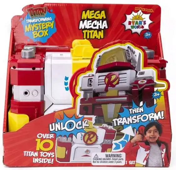 Ryan's World Titan Universe Mega Mecha Titan Transforming Mystery Box