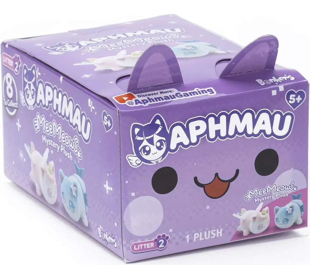 Aphmau MeeMeows Litter 2 6-Inch Mystery Plush Pack [1 RANDOM Figure, Damaged Package]