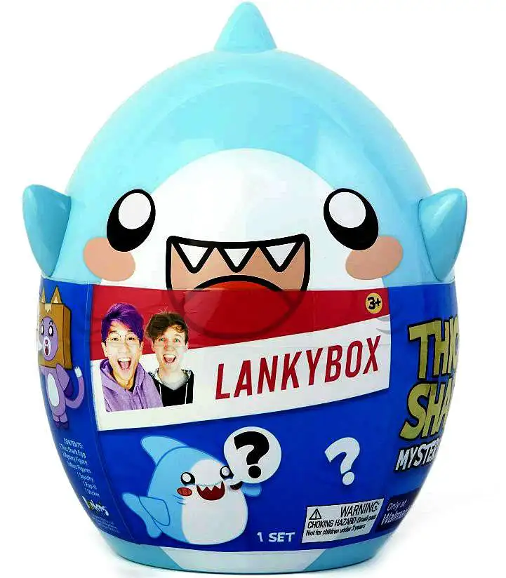 LankyBox Thicc Shark Exclusive GIANT Mystery Egg 2 Figures, 3