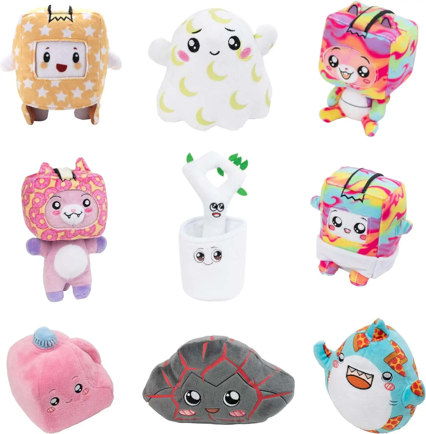 LankyBox Series 2 MINI Plushie 6 Mystery Pack 1 RANDOM Figure Bonkers ...