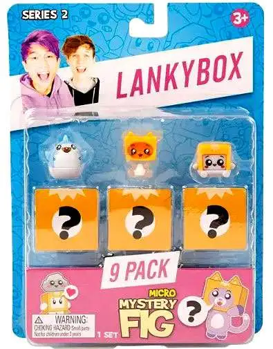 LankyBox Series 2 Micro Mystery Fig 9-Pack Bonkers Toy Co