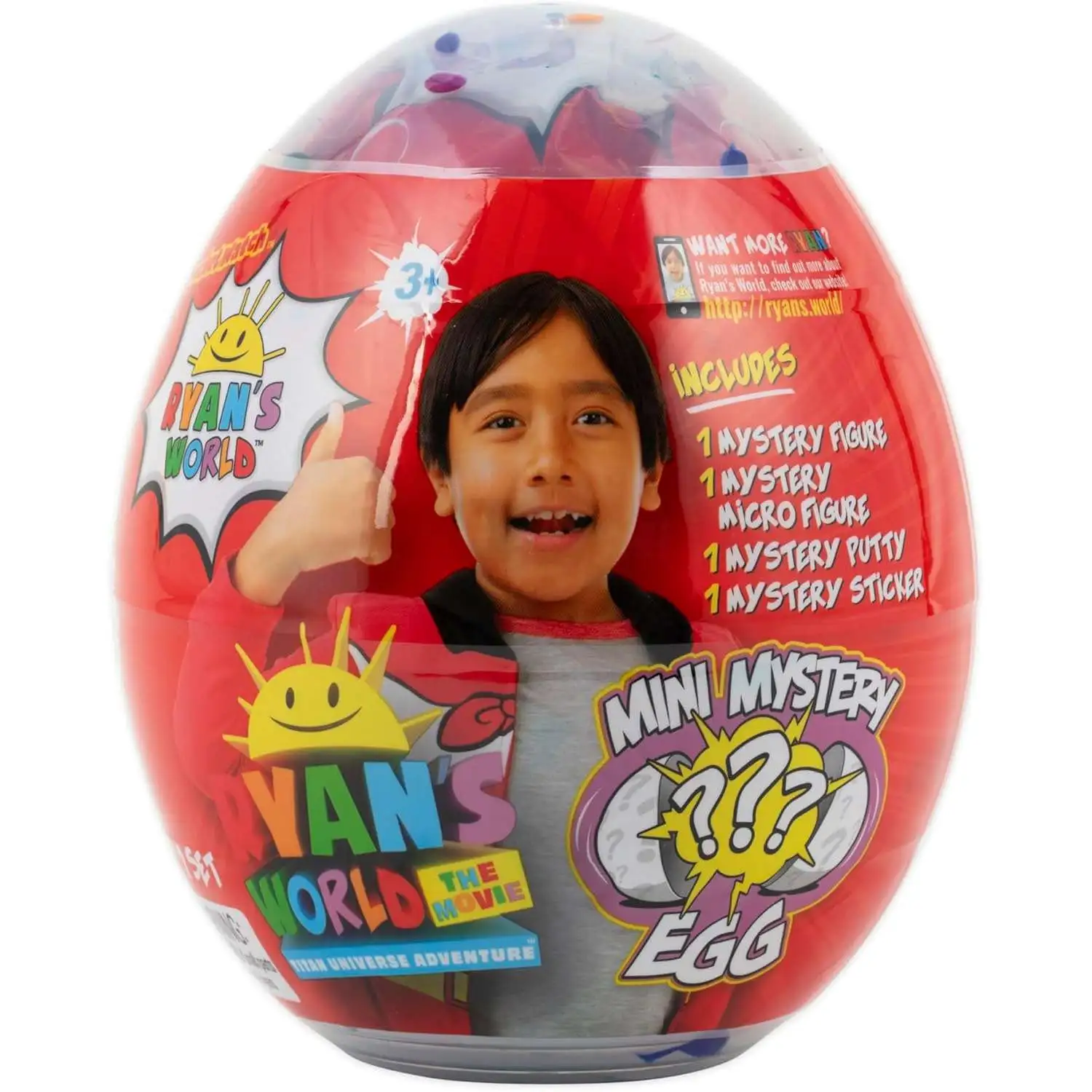 Pocket Watch Ryan's World The Movie Titan Universe Adventure MINI Mystery Egg Mystery Surprise