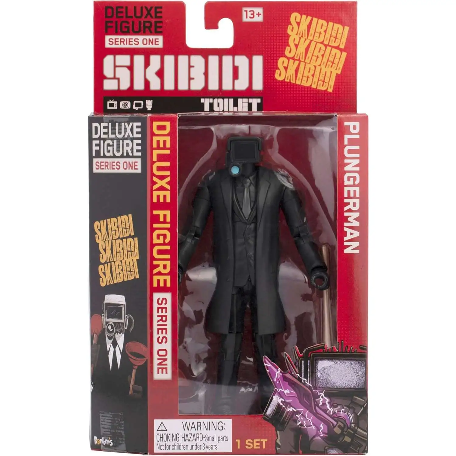Skibidi Toilet Plungerman Action Figure