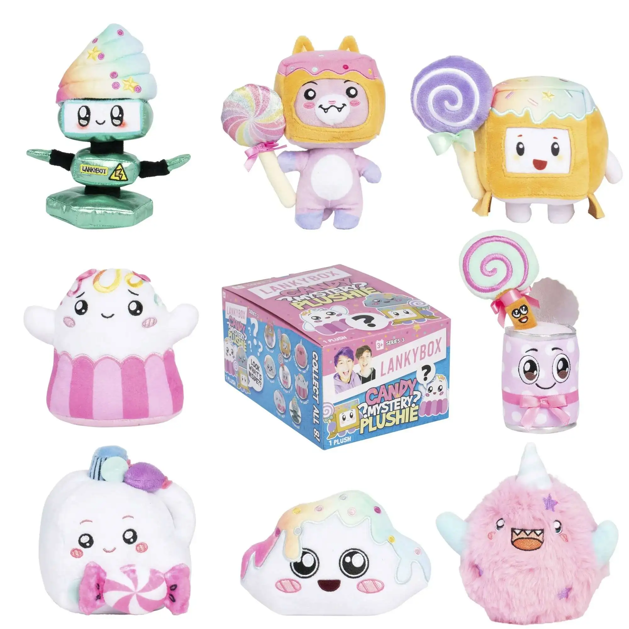 LankyBox Series 3 Candy MINI Plushie 6-Inch Mystery Pack [1 RANDOM Figure]
