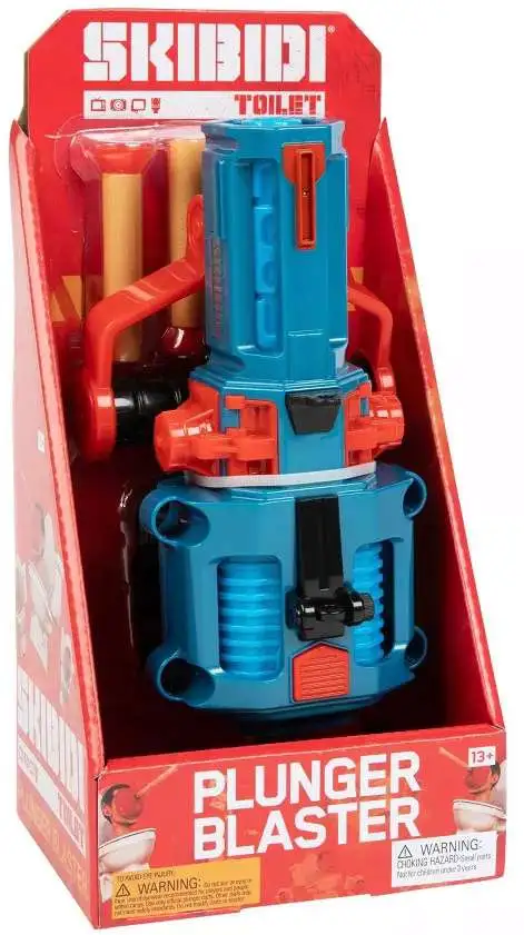 Skibidi Toilet Plunger Dart Blaster
