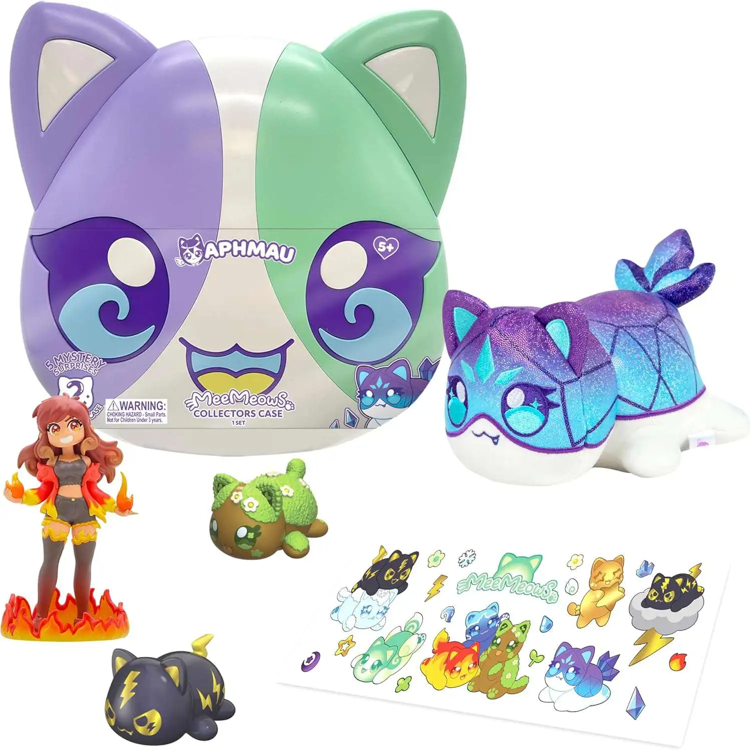 Aphmau MeeMeows Elemental Collector Case Set [5 Mystery Surprises]