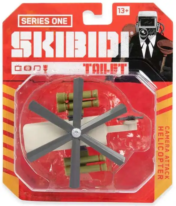 Skibidi Toilet Camera Attack Helicopter Diecast Collectible