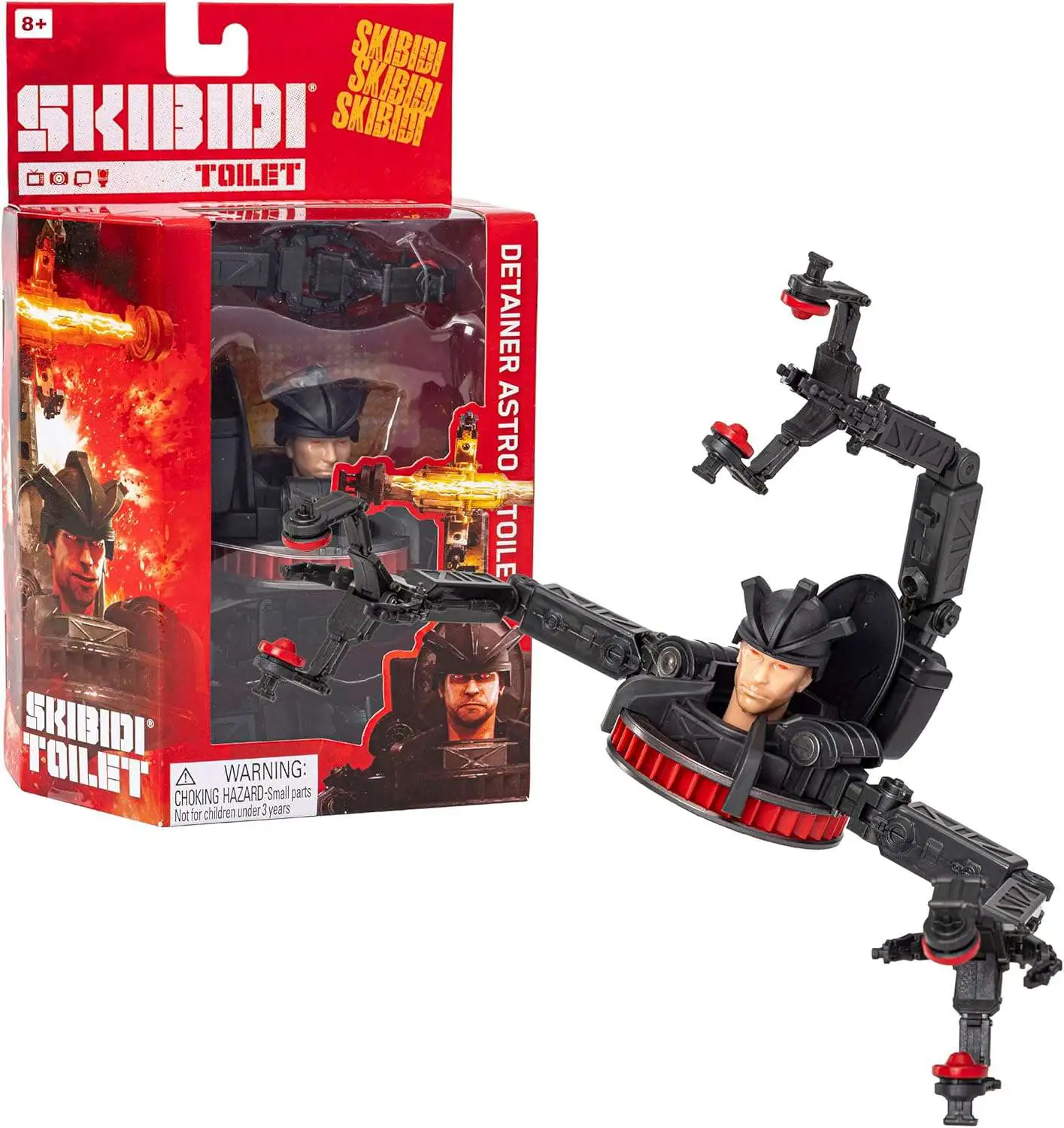 Skibidi Toilet Series 2 Detainer Astro Toilet Action Figure