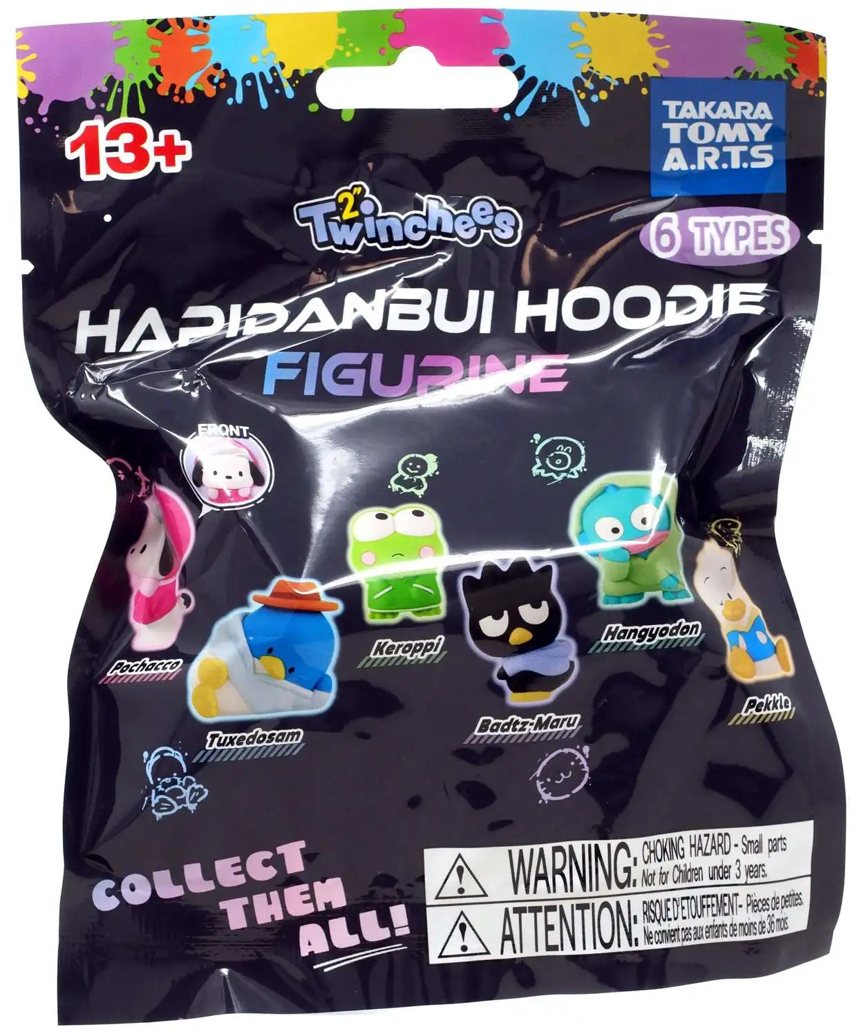 Twinchees Sanrio Hapidanbui Hoodie Mystery Pack [1 RANDOM Figure]