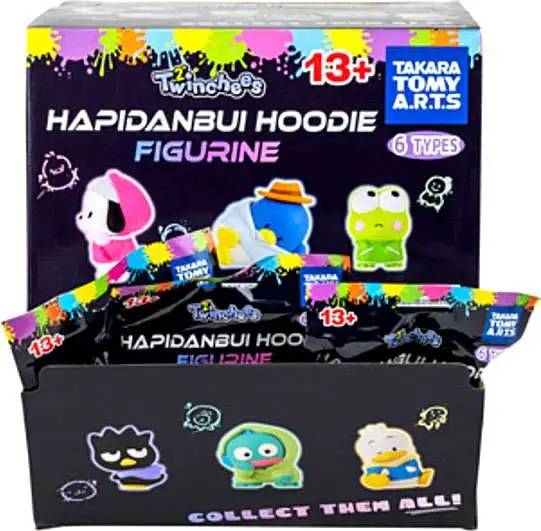 Twinchees Sanrio Hapidanbui Hoodie Mystery Box [24 Packs]