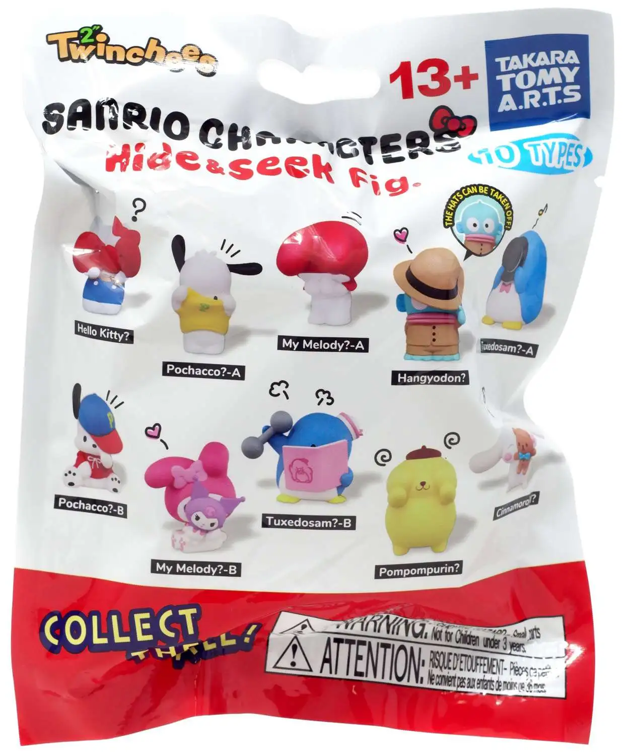 Twinchees Sanrio Characters Hide & Seek Fig Mystery Pack