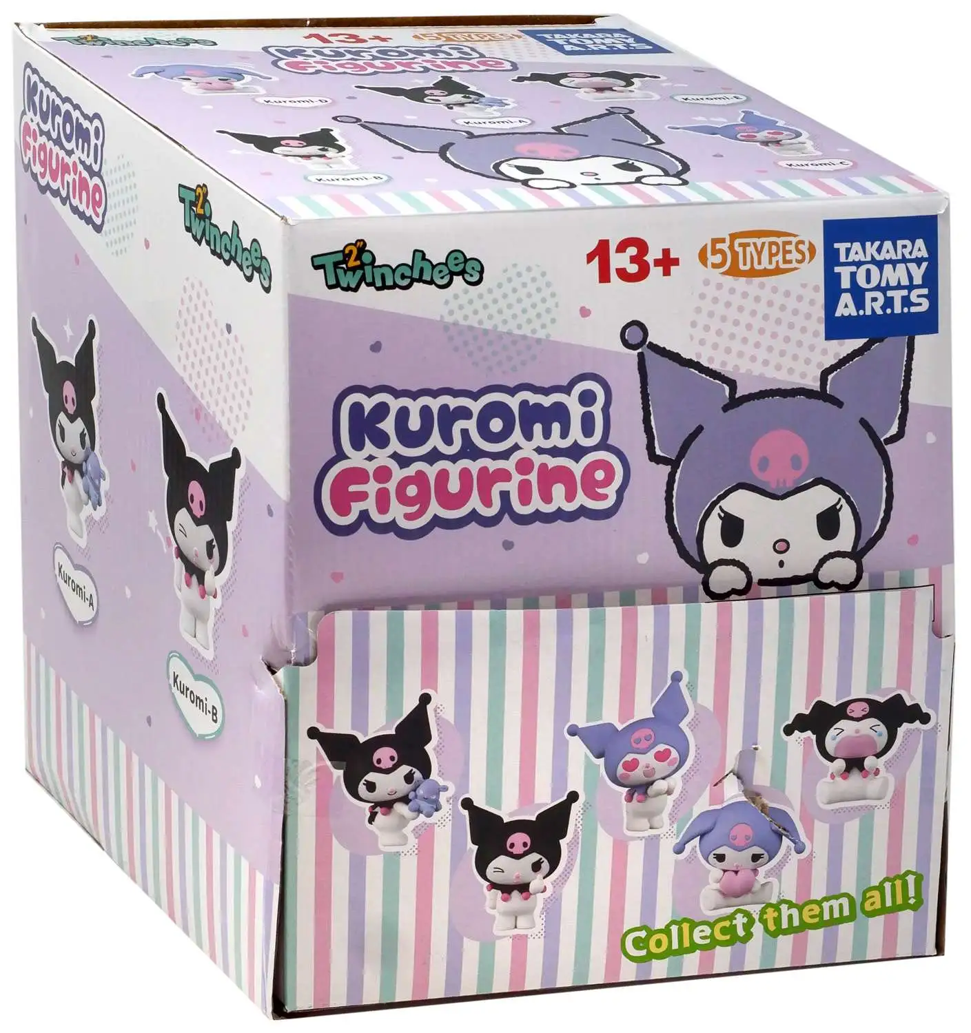 Twinchees Sanrio Kuromi Figurine Mystery Box 24 Packs Takara