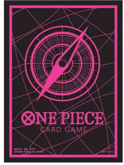 One Piece Trading Card Game Assortment 6 Black Pink Card Sleeves Bandai -  ToyWiz