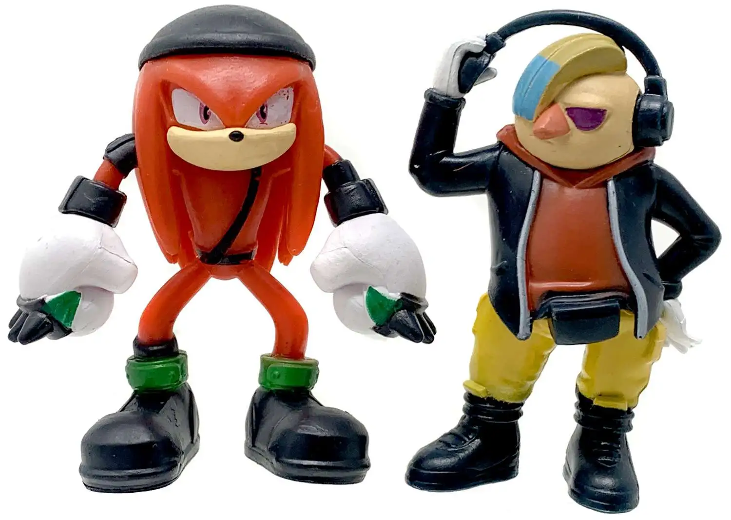 Sonic The Hedgehog Prime Collectible Figures Knuckles & Dr. Dont 2.5-Inch Mini Figure 2-Pack