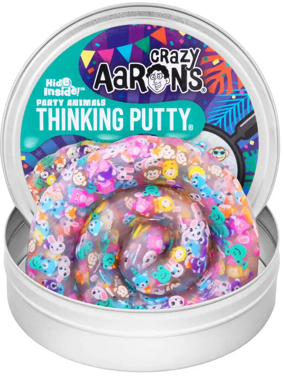 Thinking Putty Hide Inside Party Animals 2.1Oz Putty