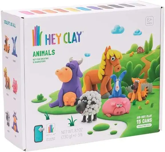 Hey Clay Animals Art Kit