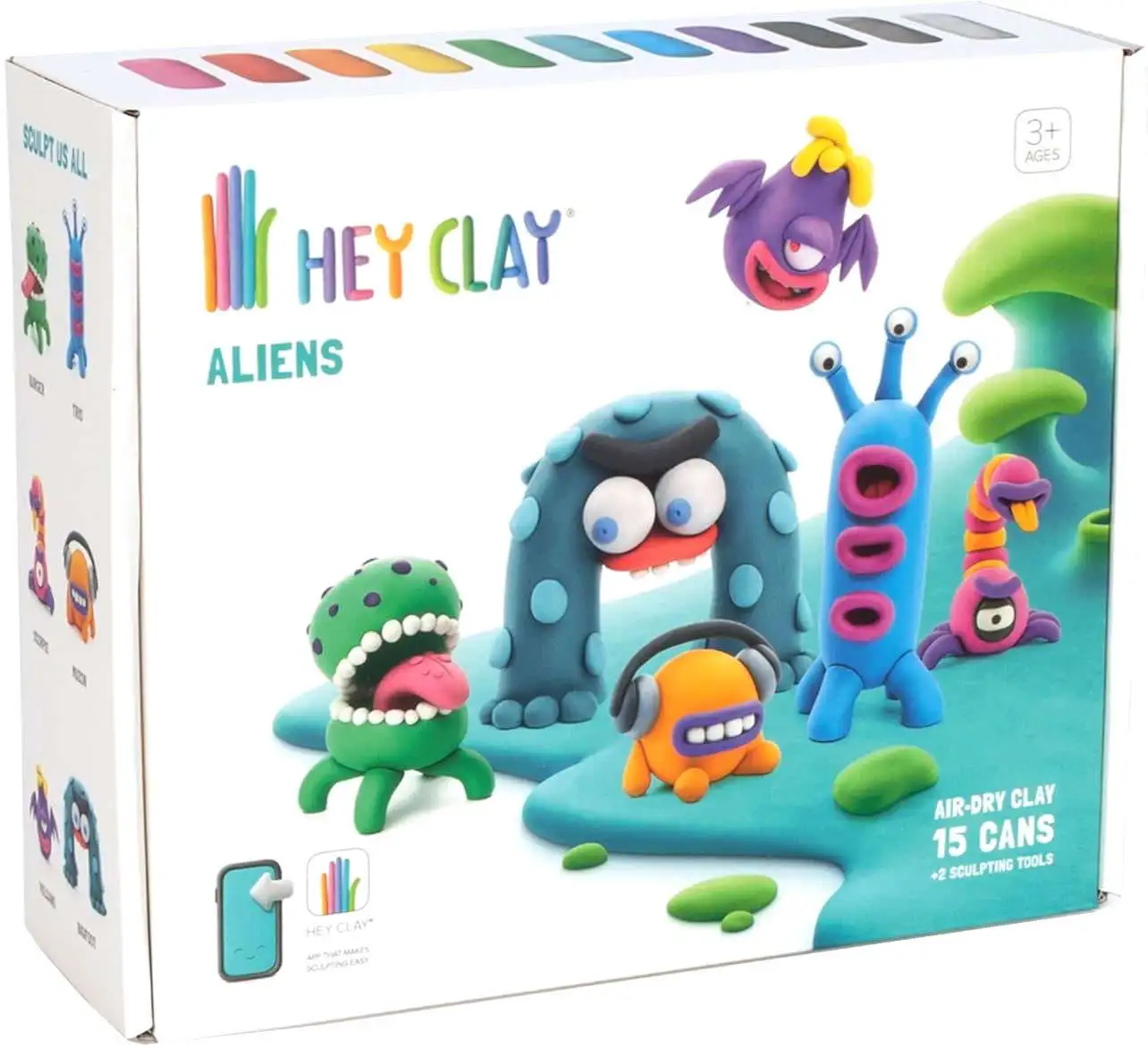 Hey Clay Aliens Art Kit