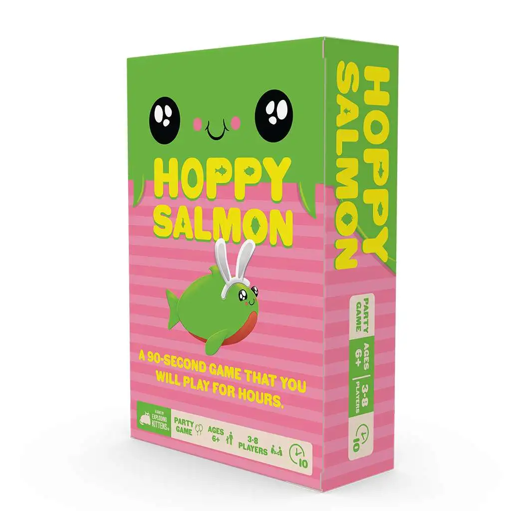 Exploding Kittens Hoppy Salmon Card Game