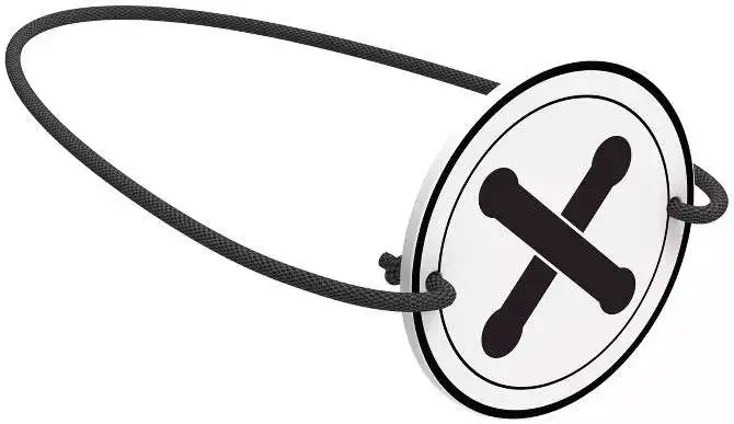 Rainbow Friends Button Eye Patch